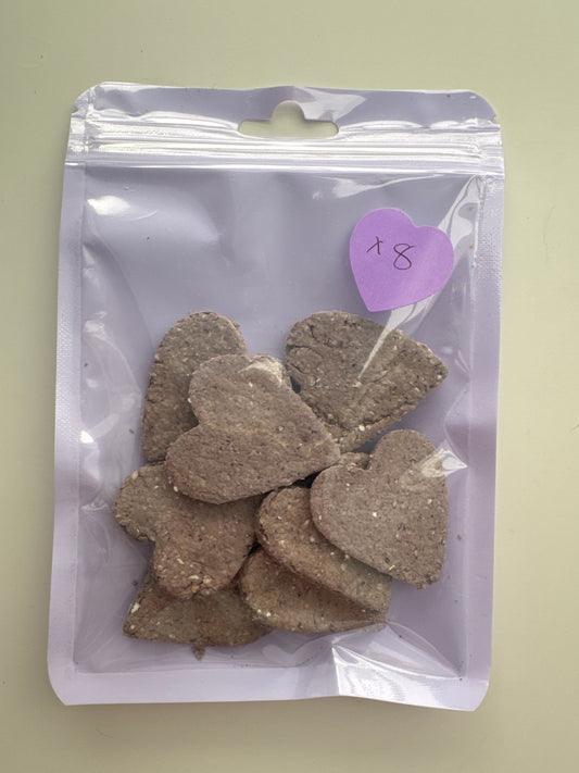 Blueberry & Banana Heart Treats