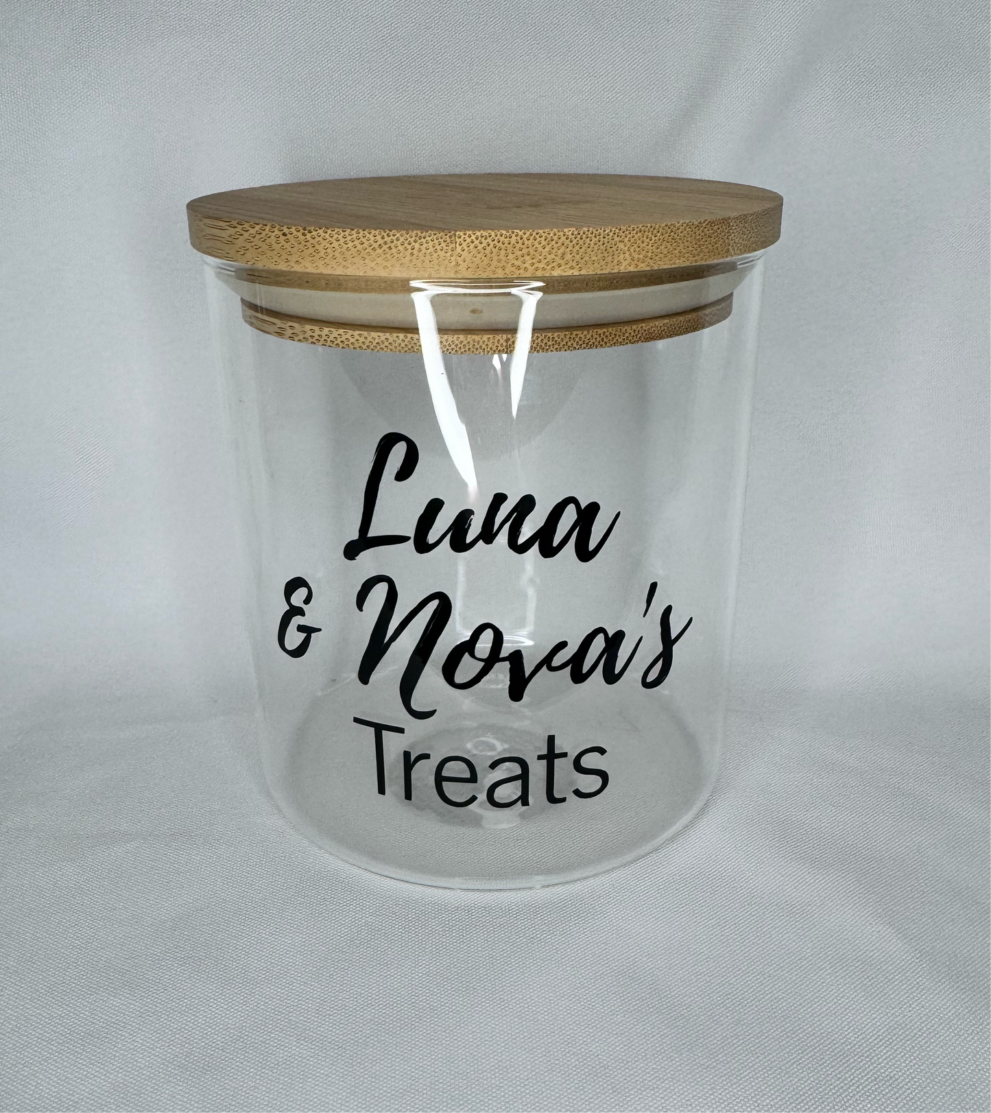 Personalised Glass Treat Jar