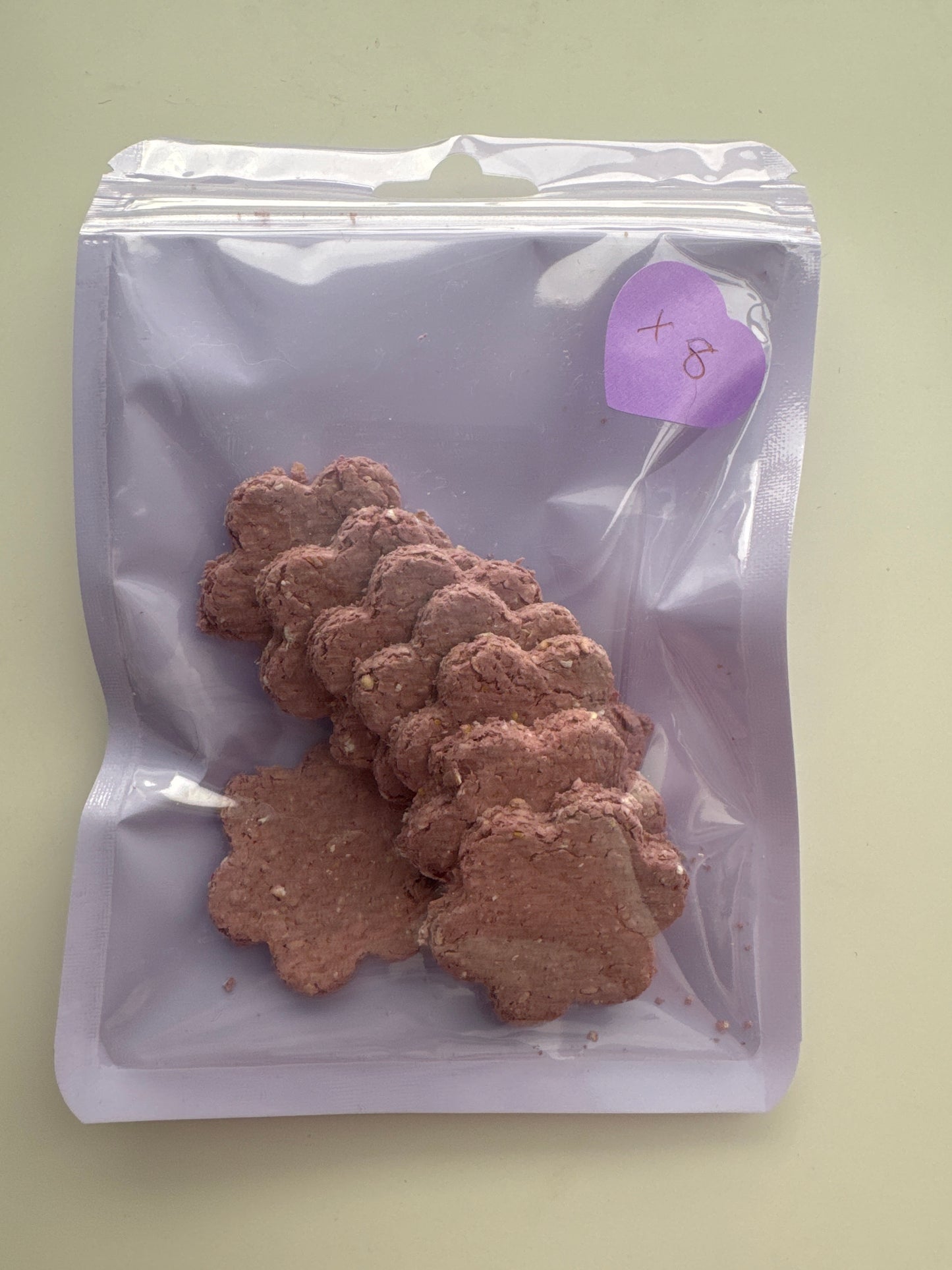 Apple & Raspberry Flower Treats