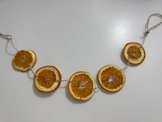 Dried Orange Slice Bunting